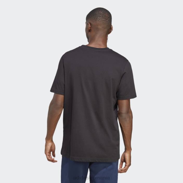 Adidas tricou negru trefoil essentials bărbați negru 2JBN13090