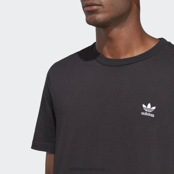 Adidas tricou negru trefoil essentials bărbați negru 2JBN13090