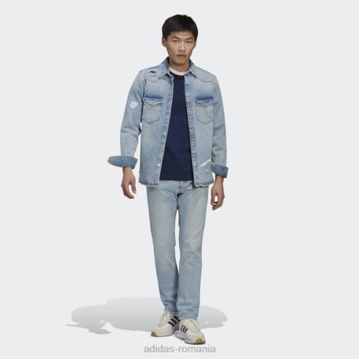 Adidas tricou night indigo adicolor classics cu 3 dungi bărbați indigo de noapte 2JBN7012