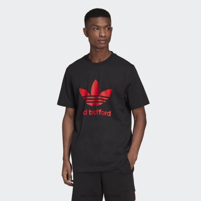 Adidas tricou old Trafford trefoil negru bărbați negru 2JBN15289