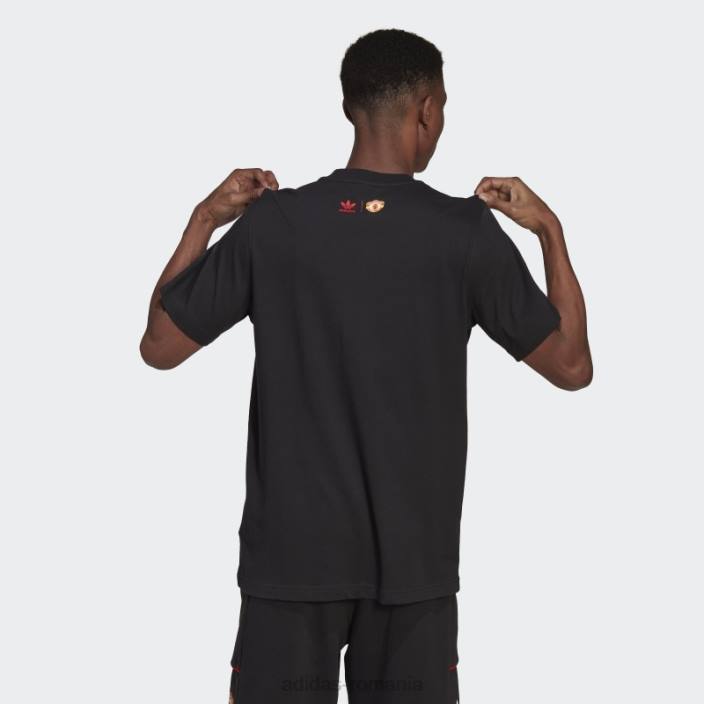 Adidas tricou old Trafford trefoil negru bărbați negru 2JBN15289