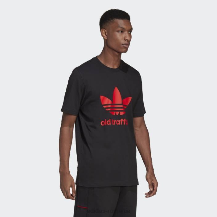 Adidas tricou old Trafford trefoil negru bărbați negru 2JBN15289