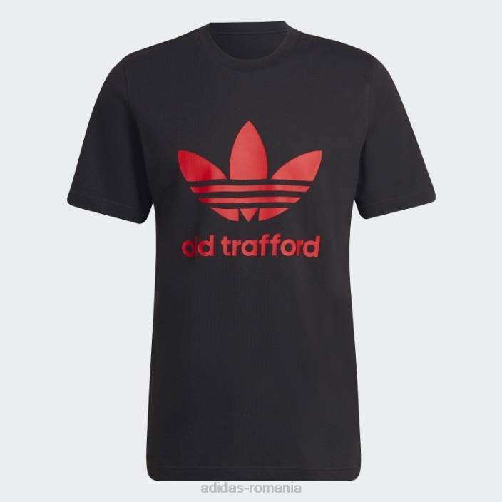 Adidas tricou old Trafford trefoil negru bărbați negru 2JBN15289