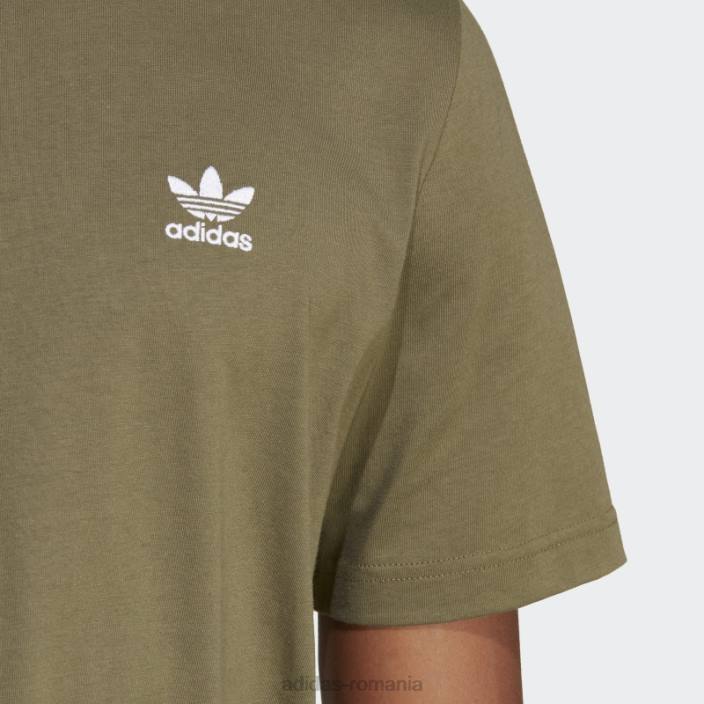 Adidas tricou oliv trefoil essentials bărbați măsline 2JBN13114