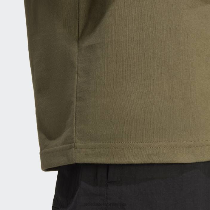 Adidas tricou oliv trefoil essentials bărbați măsline 2JBN13114