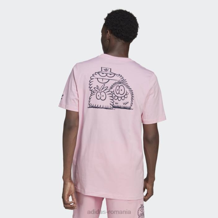 Adidas tricou originals x kevin lyons, roz adevărat bărbați roz adevarat 2JBN6978