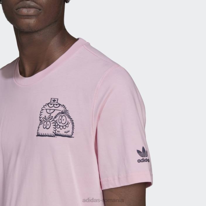 Adidas tricou originals x kevin lyons, roz adevărat bărbați roz adevarat 2JBN6978
