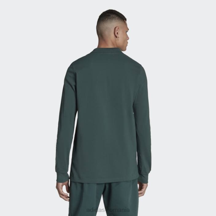 Adidas tricou polo cu mânecă lungă grafică campus verde mineral adidas bărbați verde mineral 2JBN7284