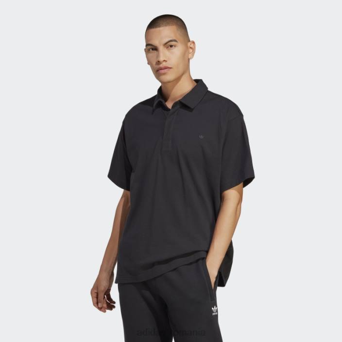 Adidas tricou polo negru premium essentials bărbați negru 2JBN13720