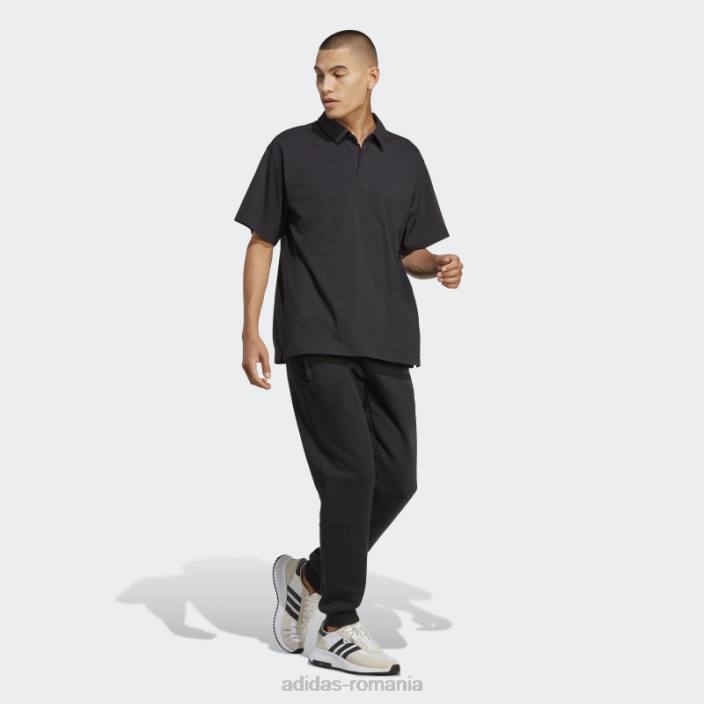 Adidas tricou polo negru premium essentials bărbați negru 2JBN13720