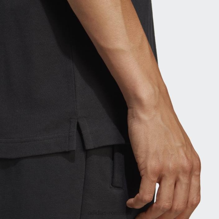 Adidas tricou polo negru premium essentials bărbați negru 2JBN13720