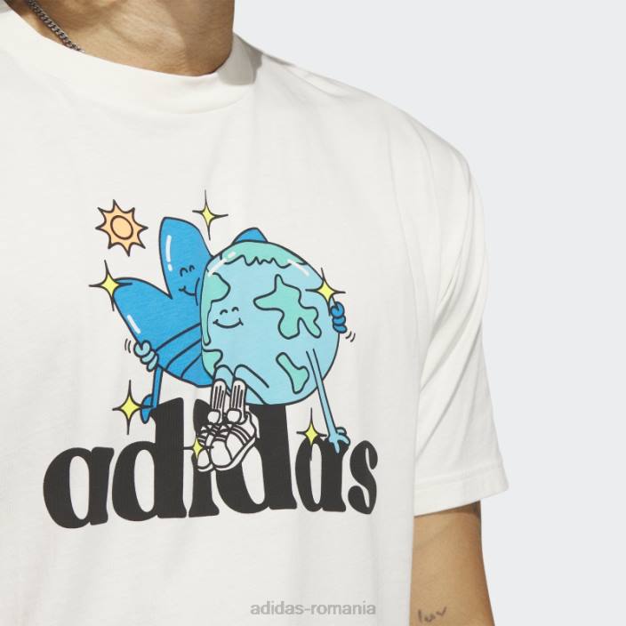 Adidas tricou prieten nevopsit adidas bărbați nevopsit/negru/cian/portocaliu 2JBN5913