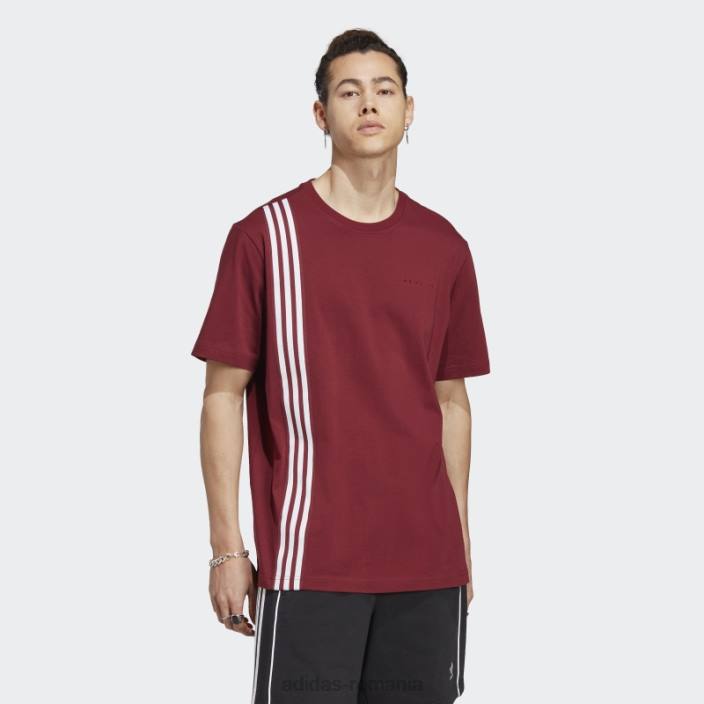 Adidas tricou roșu cu mânecă scurtă rifta metro bărbați roșu 2JBN5528
