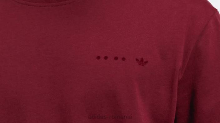 Adidas tricou roșu cu mânecă scurtă rifta metro bărbați roșu 2JBN5528