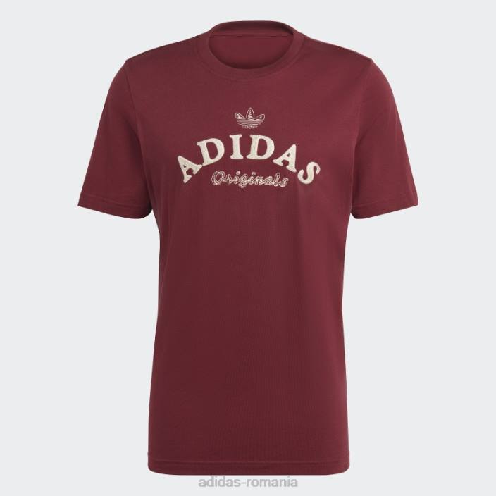 Adidas tricou roșu de arhivă grafică adidas bărbați roșu 2JBN5781