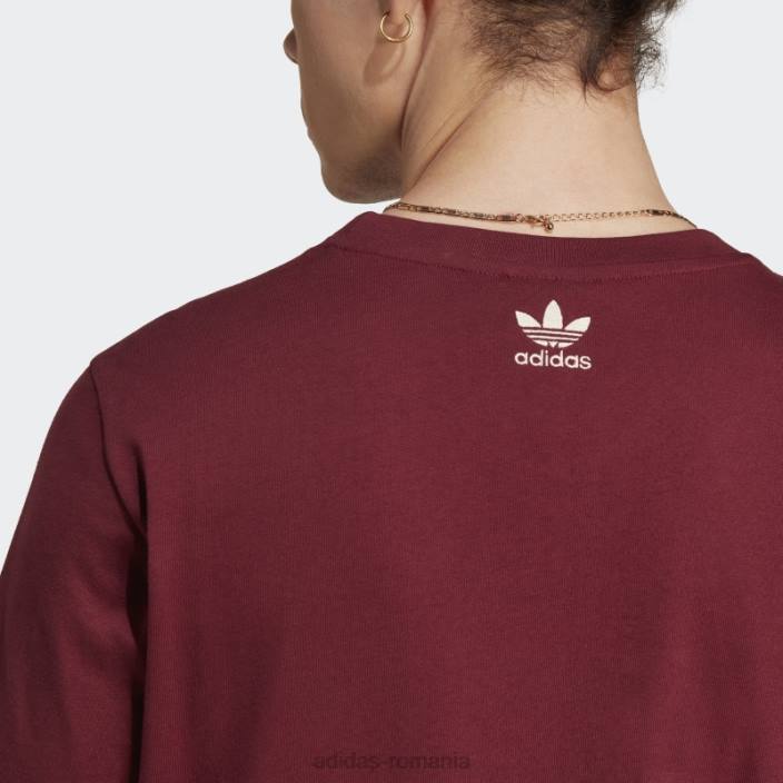 Adidas tricou roșu de arhivă grafică adidas bărbați roșu 2JBN5781