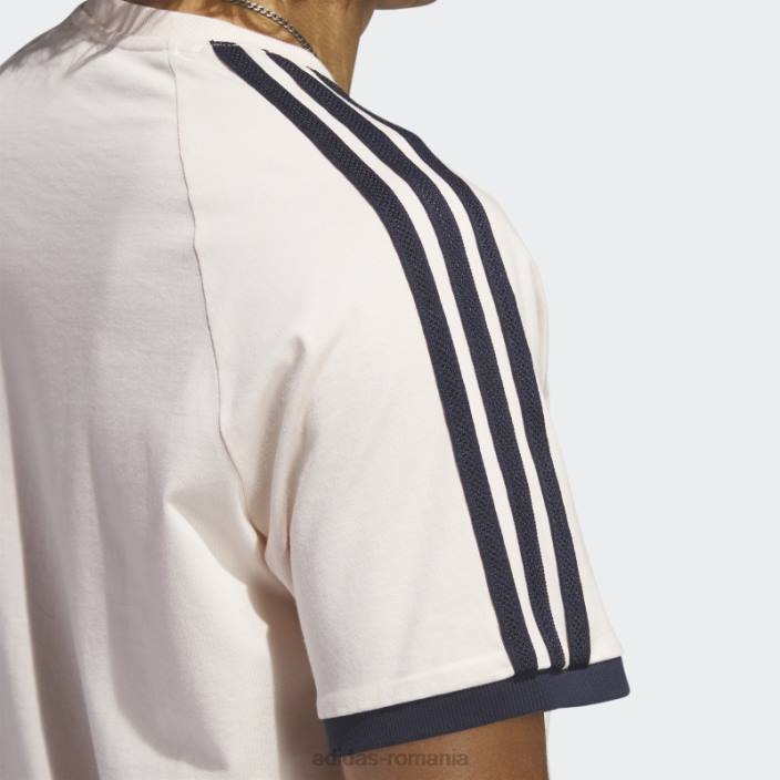 Adidas tricou sst cu 3 dungi quartz bărbați cuarț/cerneală 2JBN13531