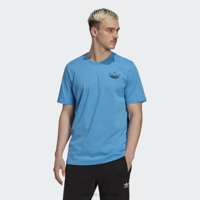 Adidas tricou stil serie trefoil albastru bărbați albastru 2JBN14936