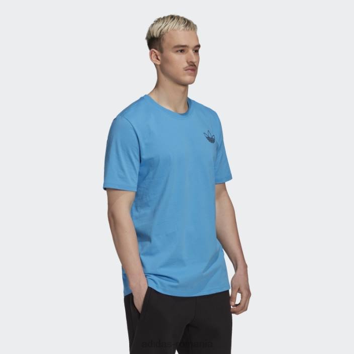 Adidas tricou stil serie trefoil albastru bărbați albastru 2JBN14936