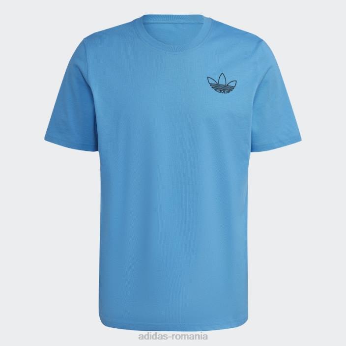Adidas tricou stil serie trefoil albastru bărbați albastru 2JBN14936