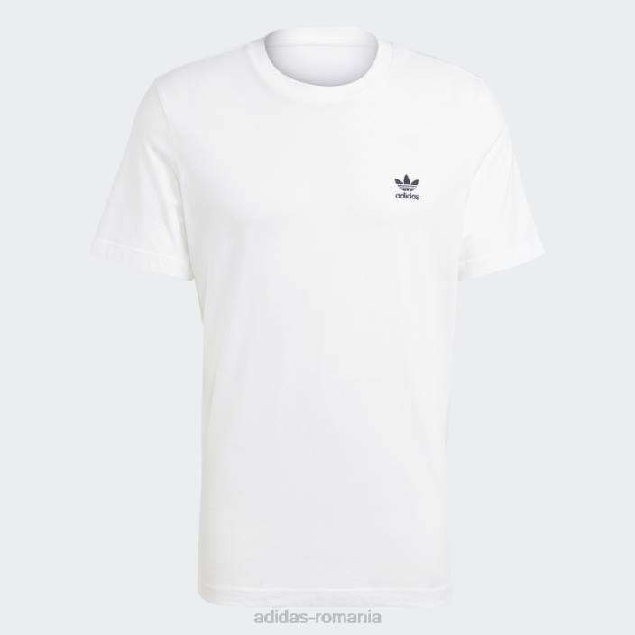 Adidas tricou trefoil essentials alb elegant bărbați alb 2JBN14443