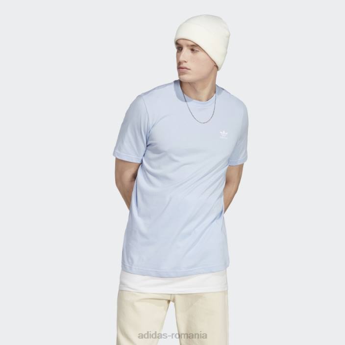 Adidas tricou trefoil essentials albastru zori bărbați zori albastre 2JBN14516