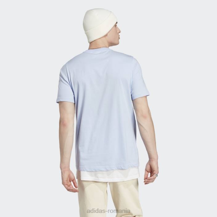 Adidas tricou trefoil essentials albastru zori bărbați zori albastre 2JBN14516