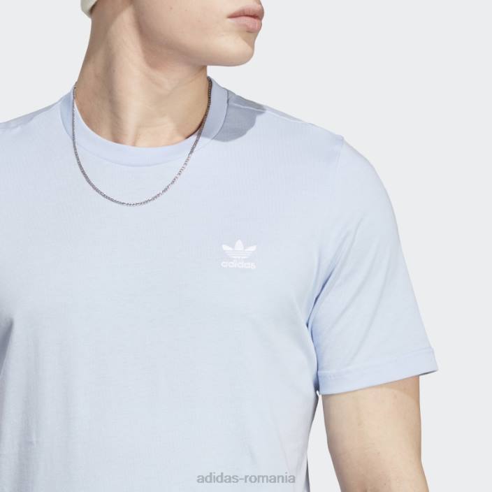 Adidas tricou trefoil essentials albastru zori bărbați zori albastre 2JBN14516