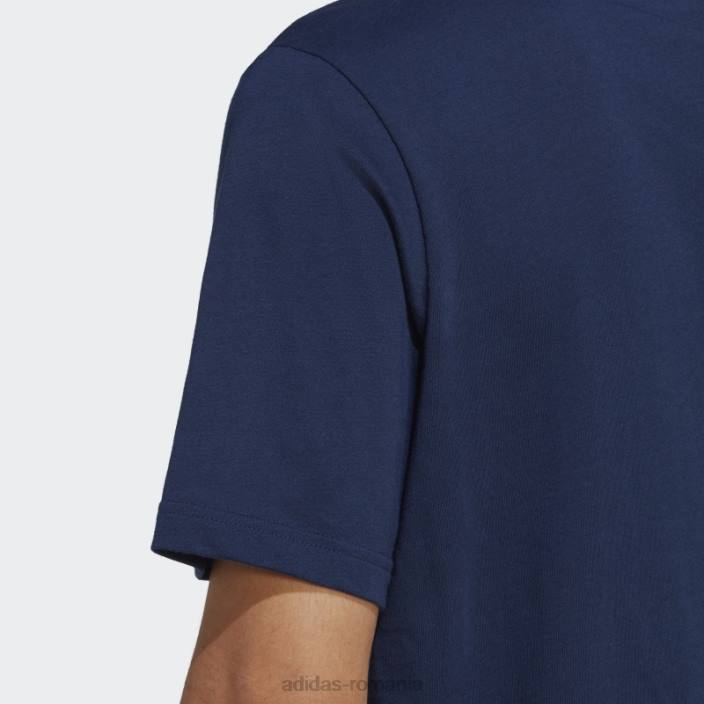 Adidas tricou trefoil essentials night indigo bărbați indigo de noapte 2JBN13166