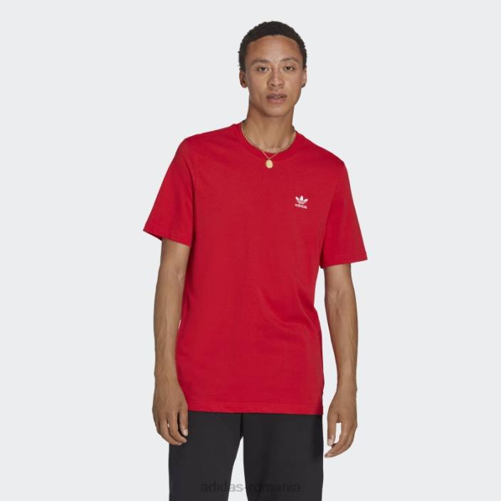 Adidas tricou trefoil essentials stacojiu bărbați stacojiu 2JBN13879