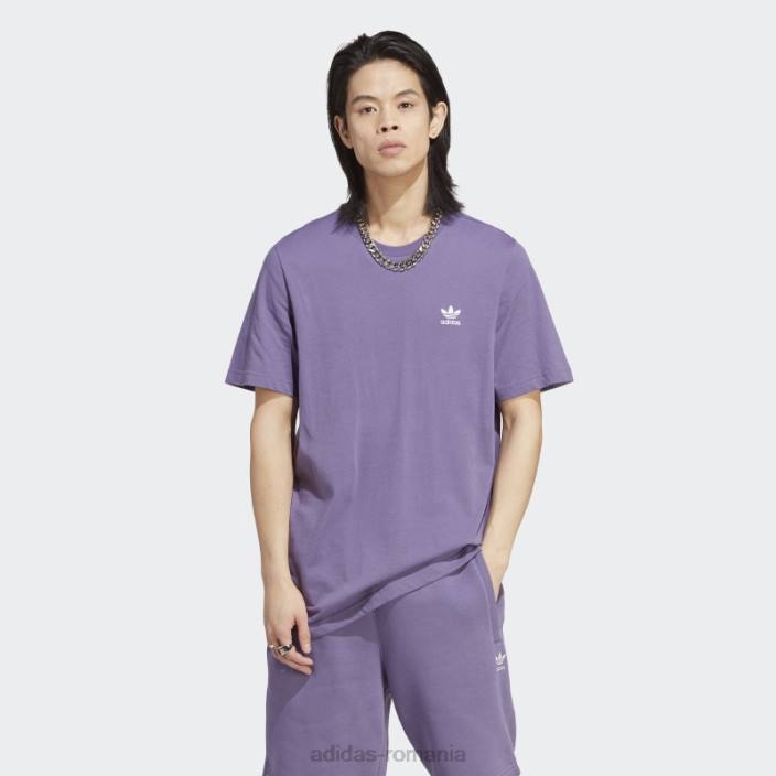 Adidas tricou trefoil essentials tech violet bărbați tech violet 2JBN14515