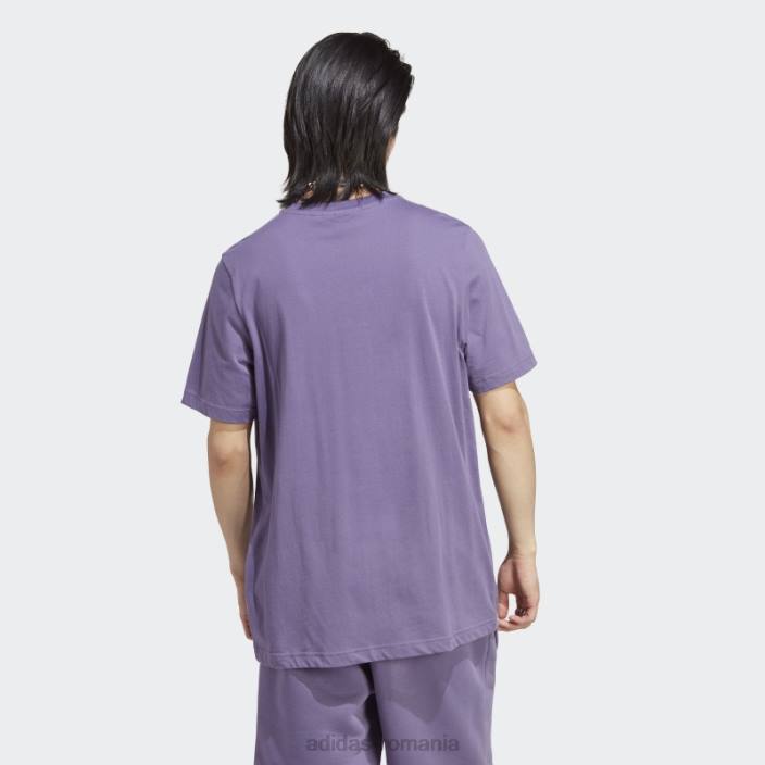 Adidas tricou trefoil essentials tech violet bărbați tech violet 2JBN14515