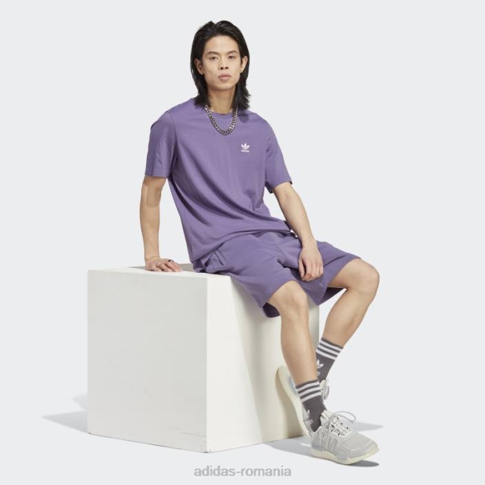 Adidas tricou trefoil essentials tech violet bărbați tech violet 2JBN14515