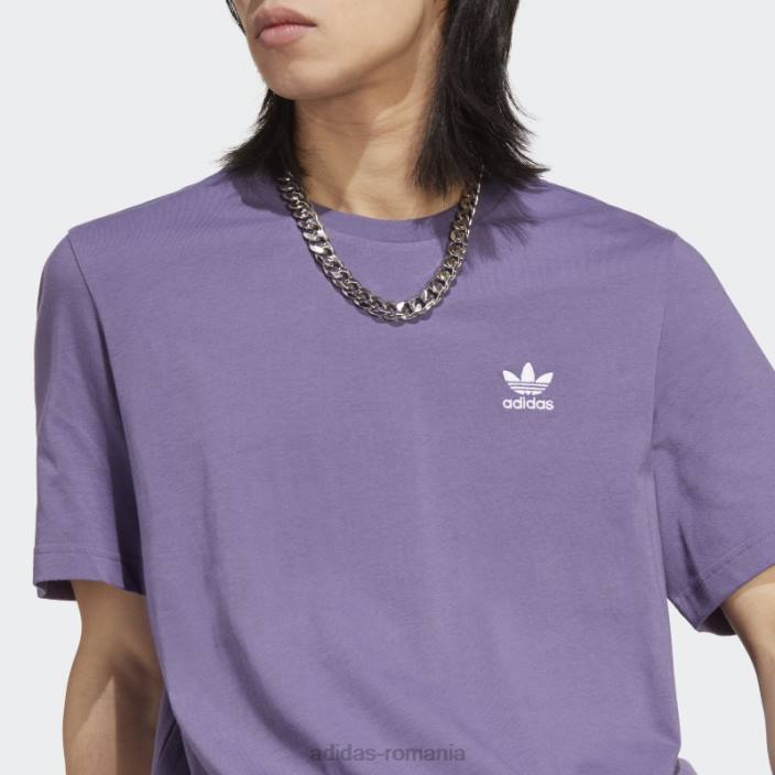 Adidas tricou trefoil essentials tech violet bărbați tech violet 2JBN14515
