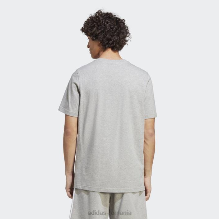 Adidas tricou trifoil adicolor classics gri mediu adidas bărbați gri mediu 2JBN855