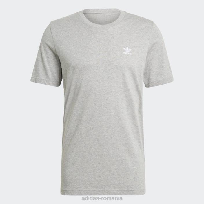 Adidas tricou trifoil adicolor essentials gri mediu adidas bărbați gri mediu 2JBN6843