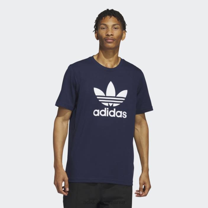 Adidas tricou trifoil night indigo adicolor classics bărbați indigo de noapte 2JBN766