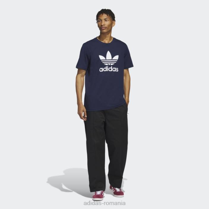 Adidas tricou trifoil night indigo adicolor classics bărbați indigo de noapte 2JBN766
