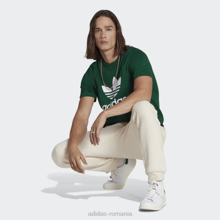 Adidas tricou verde închis adicolor classics trefoil bărbați verde inchis 2JBN6365