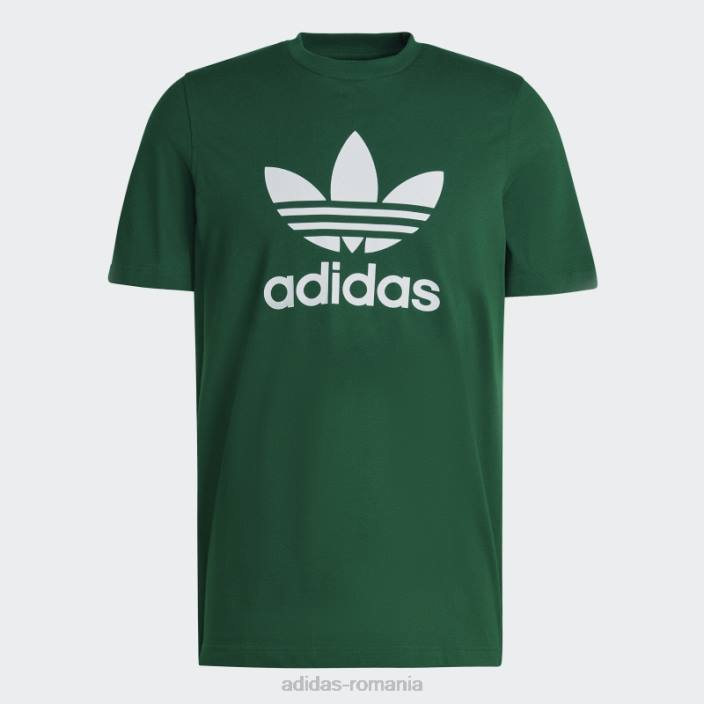 Adidas tricou verde închis adicolor classics trefoil bărbați verde inchis 2JBN6365