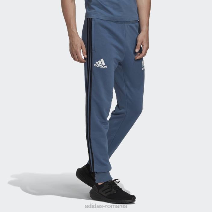 Adidas all blacks rugby 3-stripes pantaloni de trening oțel adidas bărbați otel/alb/negru 2JBN1296