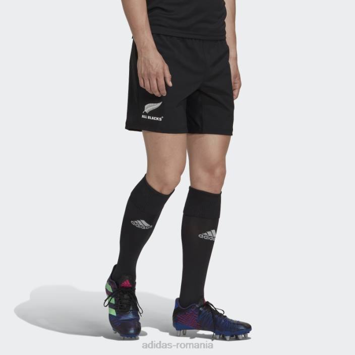 Adidas all blacks rugby home pantaloni scurți albi bărbați alb negru 2JBN13930