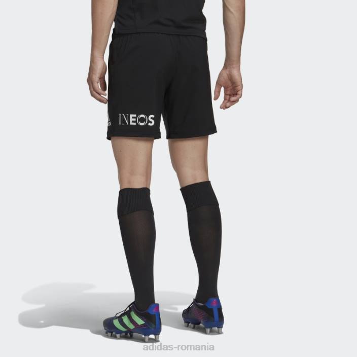 Adidas all blacks rugby home pantaloni scurți albi bărbați alb negru 2JBN13930