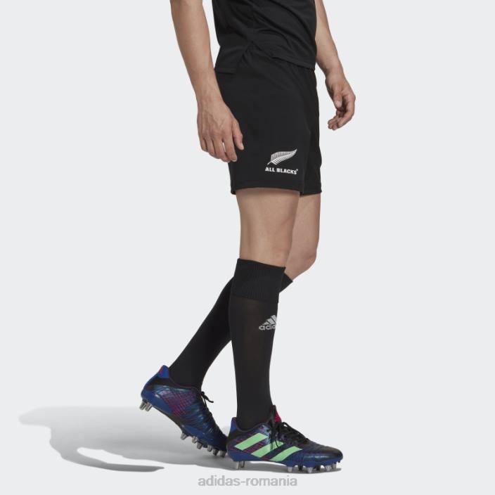 Adidas all blacks rugby home pantaloni scurți albi bărbați alb negru 2JBN13930