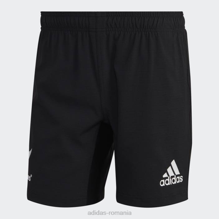Adidas all blacks rugby home pantaloni scurți albi bărbați alb negru 2JBN13930