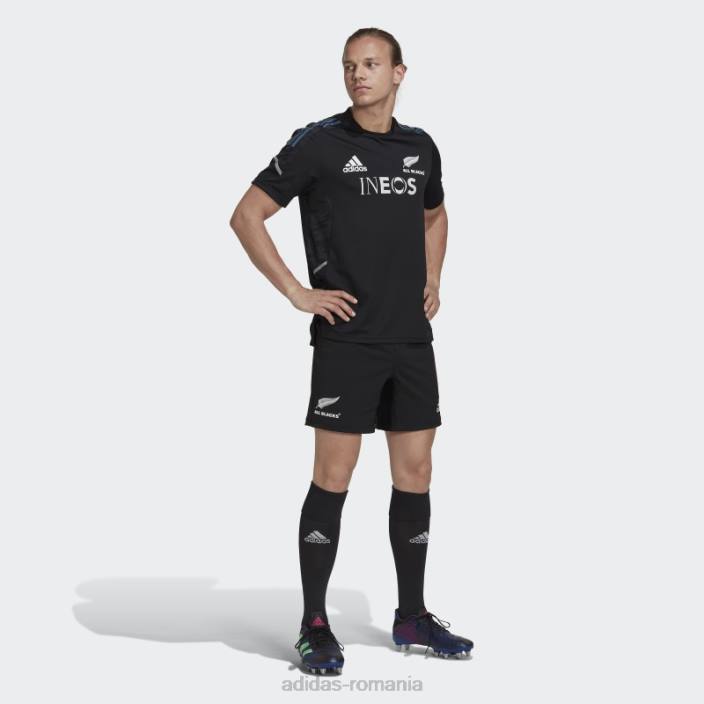 Adidas all blacks rugby home pantaloni scurți albi bărbați alb negru 2JBN13930