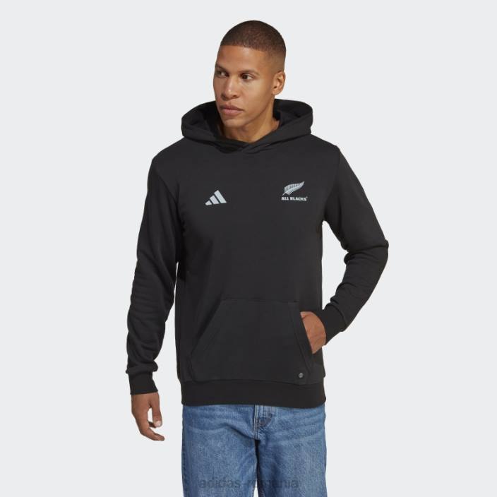 Adidas all blacks rugby supporters hanorac negru bărbați negru 2JBN1034