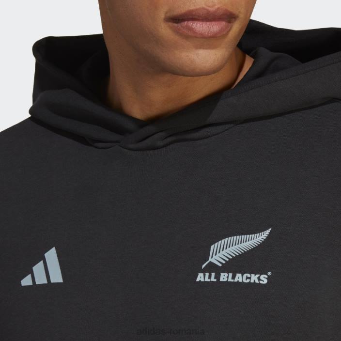 Adidas all blacks rugby supporters hanorac negru bărbați negru 2JBN1034