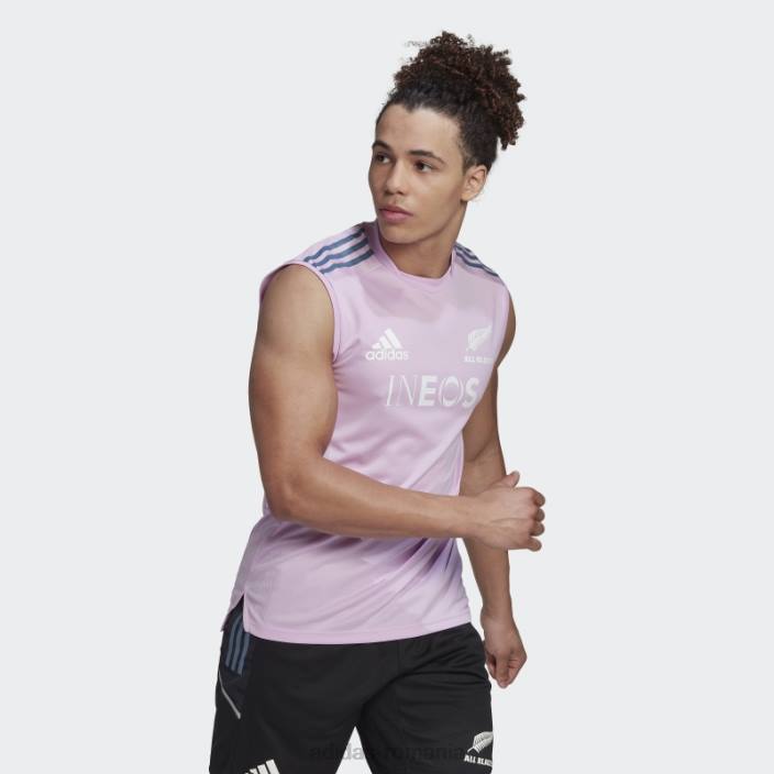 Adidas liliac all blacks rugby performance singlet adidas bărbați liliac/alb/otel 2JBN13395