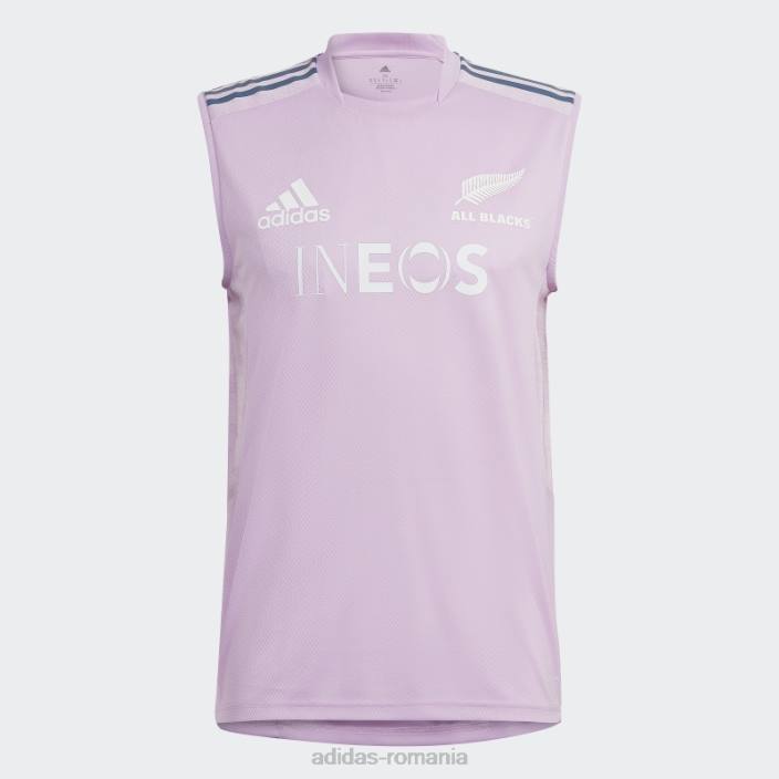 Adidas liliac all blacks rugby performance singlet adidas bărbați liliac/alb/otel 2JBN13395